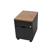 mobile file cabinet solid wood top imovr