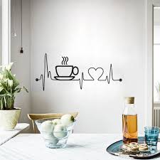 Removable Wall Stickers Kitchen Coffee