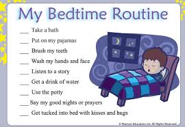 Bedtime Routine Checklist Printable Familyeducation