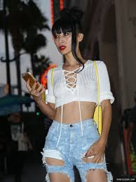 Bai Ling Pussy Slip Moment PureCelebs. top and a pair of torn jeans that fails to obscure her bare pussy hiding underneath. It was a jackpot for all the paparazzi photographers around her.