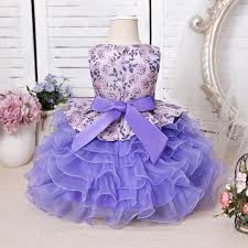 baby s fl lace ball gown