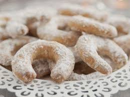 Can be made into a sandwich cookie. Vanillekipferl Traditional Cookie From Vienna Austria