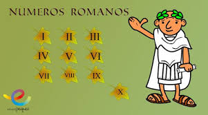 números romanos fichas y juegos