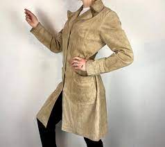 Leather Trench Coat H M Y2k Long Coat