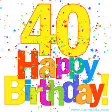 happy 40th birthday animated gifs