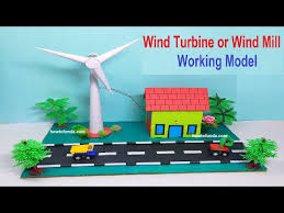 wind turbine or wind mill working model