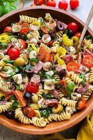 Easy Italian Pasta Salad Kalefornia Kravings gambar png