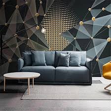 Custom Minimalist Light Luxury Geometric 3D Wallpaper for Living Room Tv  Background Wall Papers Home Decor Mural Bedroom Wallpapers  350Cm(W)×245Cm(H) - - Amazon.com gambar png