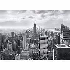 8 323 Nyc Black And White Wall Mural