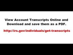 How To View Your Irs Account Transcript Online To See A List Of Transaction Codes On Your Tax Return