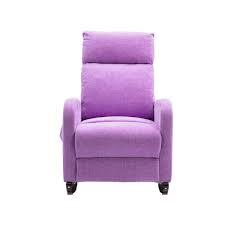 Modern Purple Rocking Massage Chair