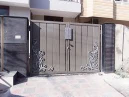 modern design iron gate door for home