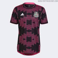 The kit, styled in the national team's traditional yellow and blue, features a white outline surrounding the badge that depicts the country's borders. Adidas Mexico 2021 Home Kit Revealed Footy Headlines