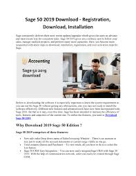 For a limited time only, save 40 % for the first year. Sage 50 2019 Downloadsage 50 2019 Download Registration Download Installation Sage Consistently Delivers Installation Sage Consistently Open Registration Window Pubhtml5