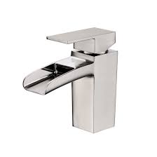 Devonshire standard double handle with drain assembly. Single Hole Single Handle Vanity Faucet Bathroom Waterfall Vessel Sink Faucet Kitchen Faucets Plumbing Fixtures