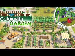 The Sims 4 Community Garden Fast Build