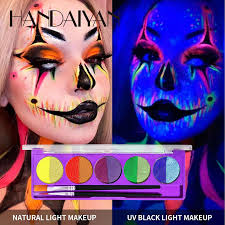 uv fluorescent face and body paint