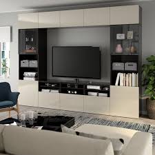 Tv Storage Combination Glass Doors