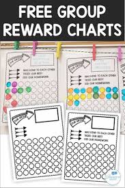 Free Group Reward Charts Behavior Incentives Sticker
