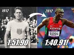 800 meter world record history the