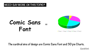 3d Pie Charts Are The Comic Sans Font Of Data Viz And