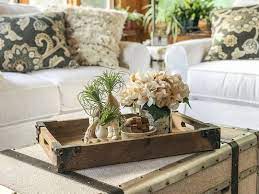 how to style a coffee table tray love