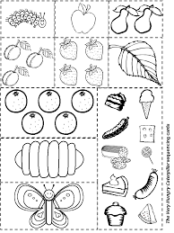 Caterpillar coloring page hungry value. Very Hungry Caterpillar Coloring Pages Coloring Home
