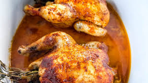 slow cooker crockpot cornish hens