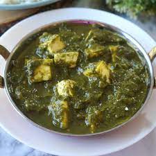 palak paneer with frozen spinach babs