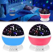 Remote Controlled Romantic Rotating Spin Music Starry Sky Night Light Projector Children Kids Baby Sleeping Night Light Walmart Com Walmart Com