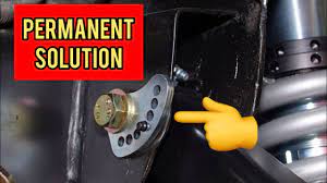 You can adjust the rear camber by putting wasers in where the top bolts are on the upper control arm. How To Fix Silverado Front End Alignment Issues With Dirt King Cams Youtube