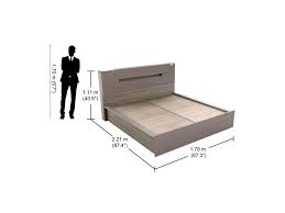 Ray Queen Size Bed Hydraulic Storage