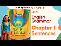 english grammar icse grade 5