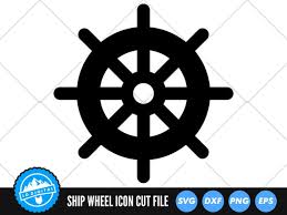Ship Wheel Svg Files Nautical Ship