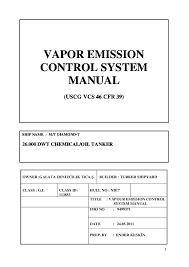 Pdf Vapor Emission Control System Manual Uscg Vcs 46 Cfr