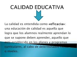 Resultat d'imatges de educacion calidad