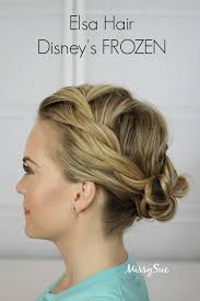 elsa frozen hair tutorial