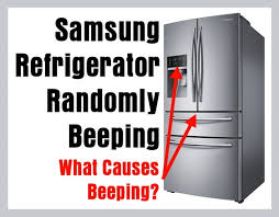 Samsung fridges notorious to have problems starts with twin cooling plus technology, evaporator fan failure and ended up compressor failure. Samsung Refrigerator Randomly Beeping What Causes Alarm Beeps