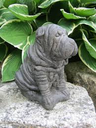 Shar Pei Dog Dog Statue Garden Statues