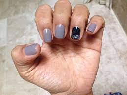 Nails For Navy Dress That I Am Wearing