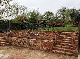 decorative garden brick and stonework