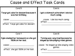 Editable Cause Effect Task Cards Plus Cooperative Learning