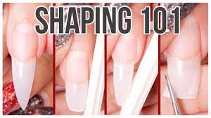 how to shape and file your nails