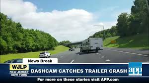 In new jersey, the demonstrators in cars, suvs and pickup trucks. Newsbreak Garden State Parkway Trailer Crash Caught On Camera
