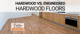 hardwood vs engineered hardwood floors
