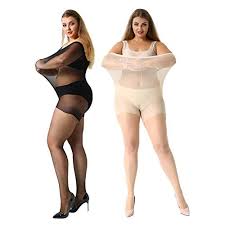 Manzi 2 Pairs Womens Control Top Plus Size Pantyhose Opaque Sheer Tights Xxx Large