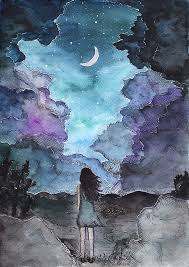 Image result for sad autumn moon images