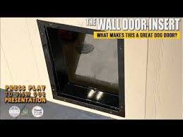 Telescoping Wall Entry Pet Door Metal