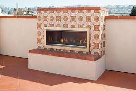 Fireclay Tile Fireplace Spanish Fireplace