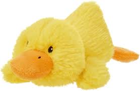 frisco plush squeaky duck dog toy